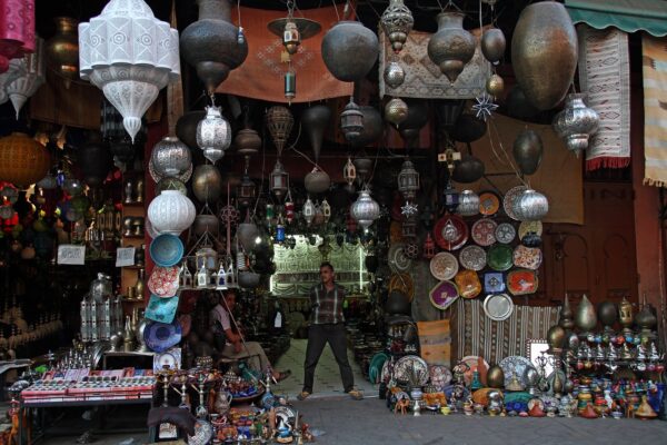 Vibrant Moroccan market in Marrakech – Explore Morocco: 11 Must-Do Activities and Attractions