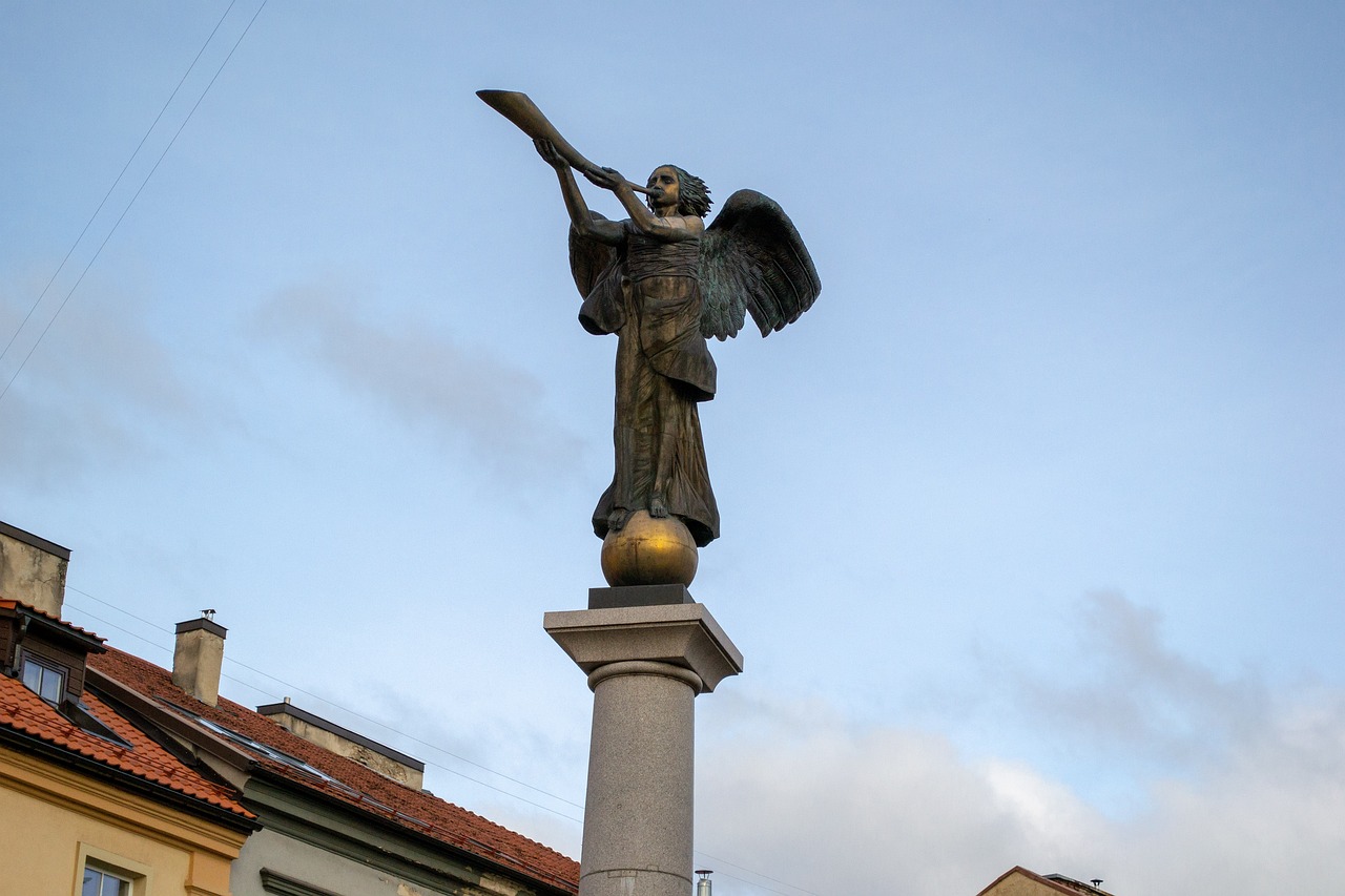 Vilnius, Uzupis, angel