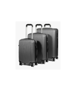 set of luggages, black