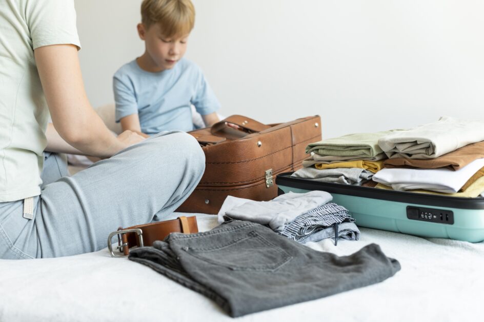 Traveler packing suitcase with smart travel hacks for a smoother journey and perfect holidays.