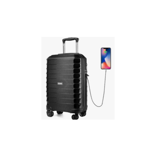 Kono Suitcase Luggage with built in USB