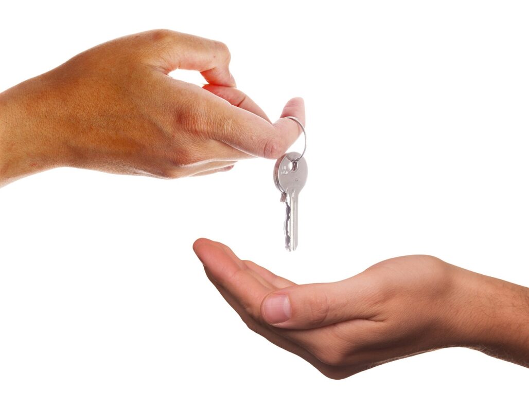 car keys and hands, car hire